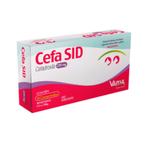 Cefa SID 220 mg Cefadroxila para Cães e Gatos