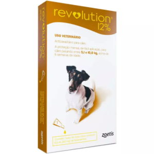 REVOLUTION 12% BS 0,50 ML para Cães 5,1Kg a 10kg