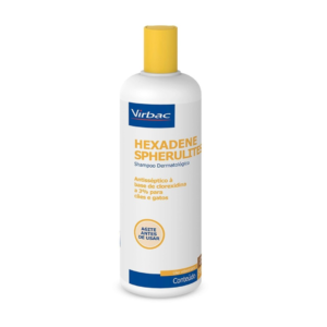 Hexadene Virbac Spherulites Shampoo Dermatológico para Cães e Gatos 250 ml