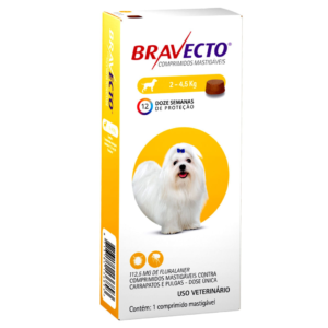 Bravecto 2-4,5 Kg 112,5 Mg Comprimidos Mastigáveis