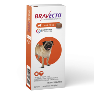 Bravecto 4,5-10 Kg 250 Mg Comprimidos Mastigáveis